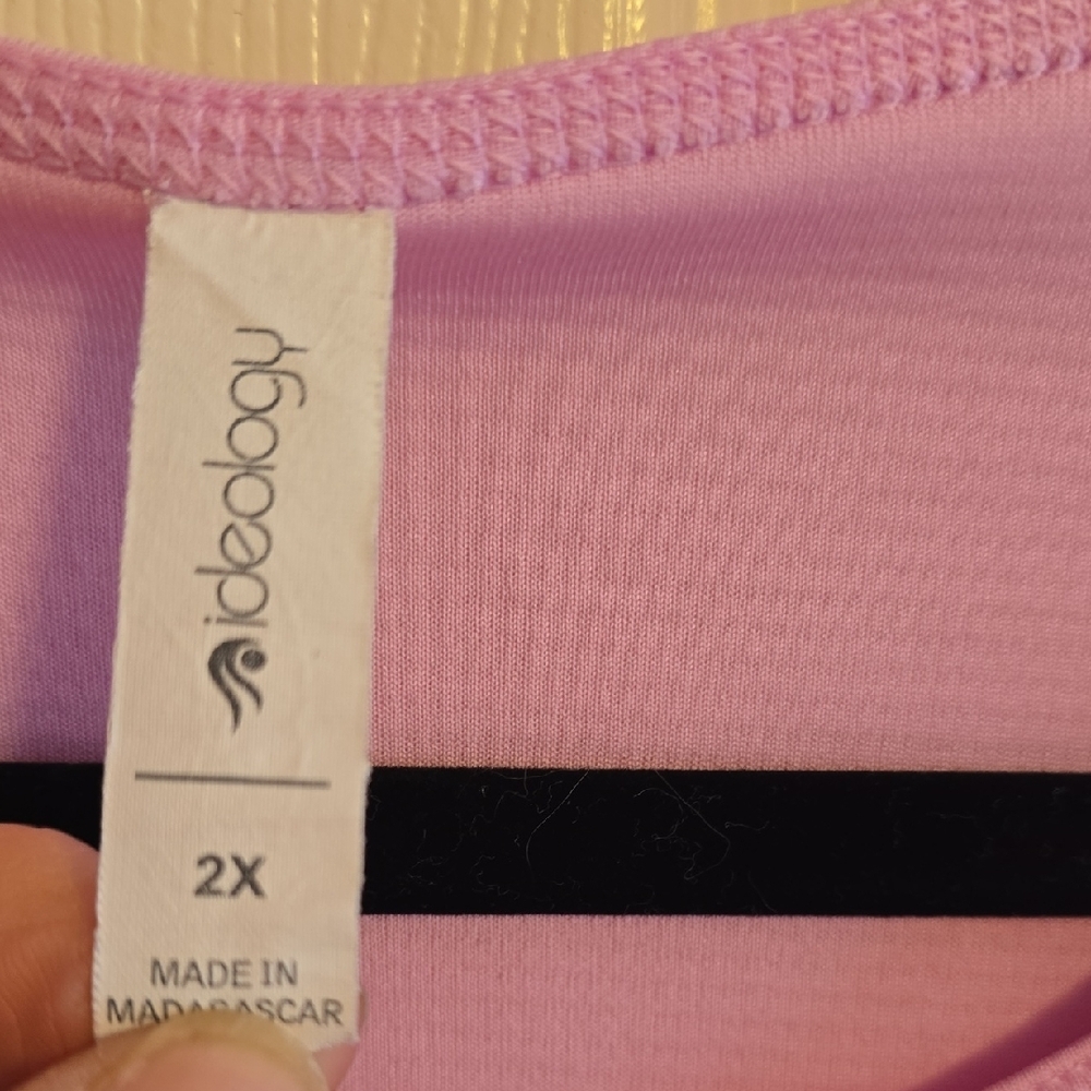 Ideology Light Pink Short Sleeve‎ Tee - Picture 2 of 3